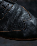 "tricot COMME des GARCONS" Western style leather derby shoes