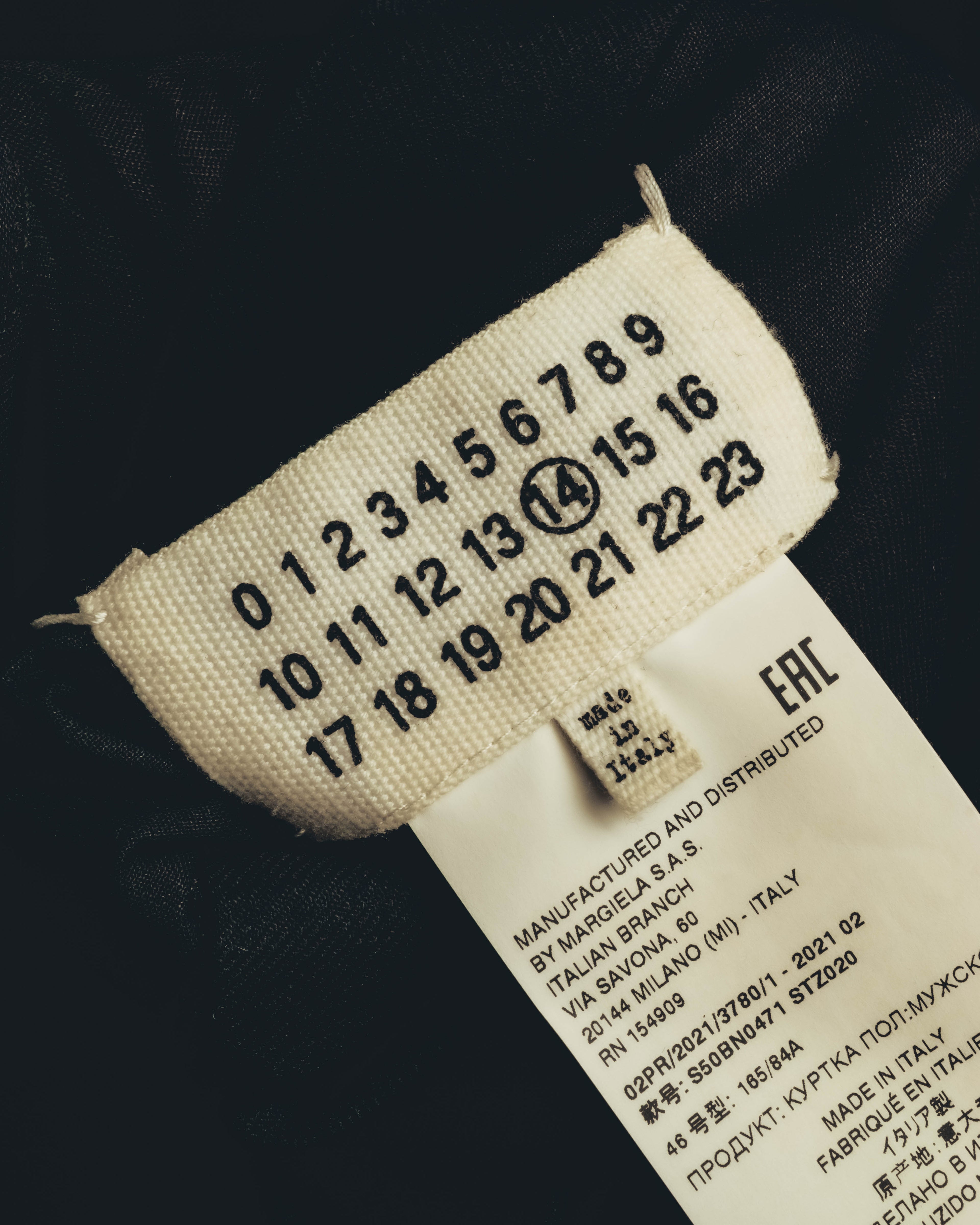 -SPECIAL- "Maison Margiela" 2021AW Reversible tailored blazer jacket