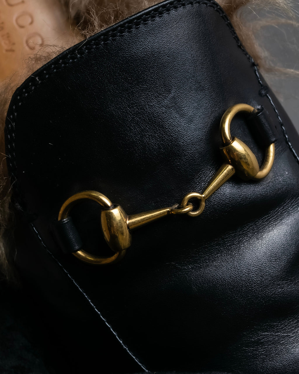 "GUCCI" Horsebit slipper style Princetown loafers