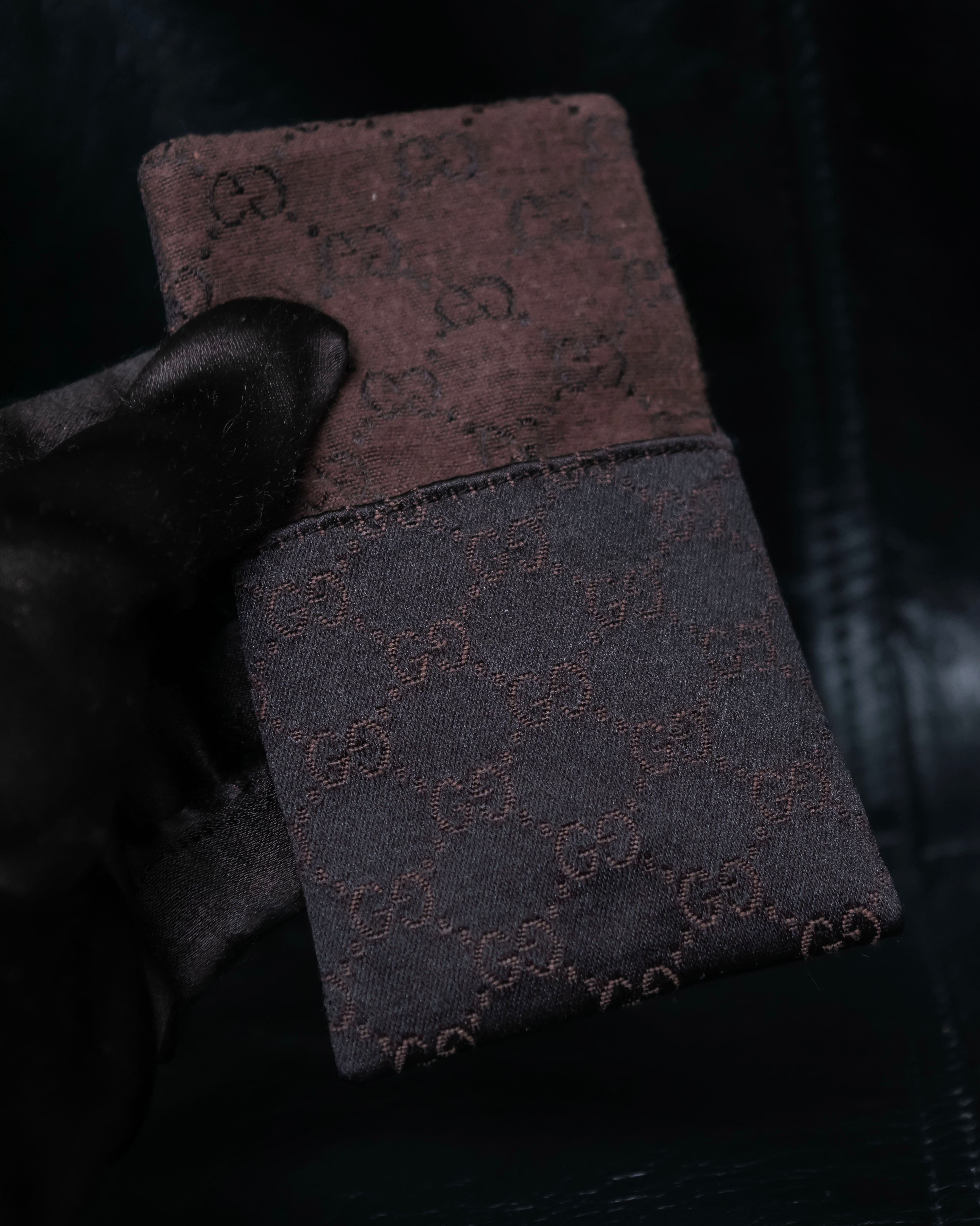 "GUCCI" Striped design sterling silver ring