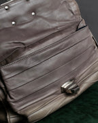 "BALENCIAGA" Three-way chain leather shoulder bag