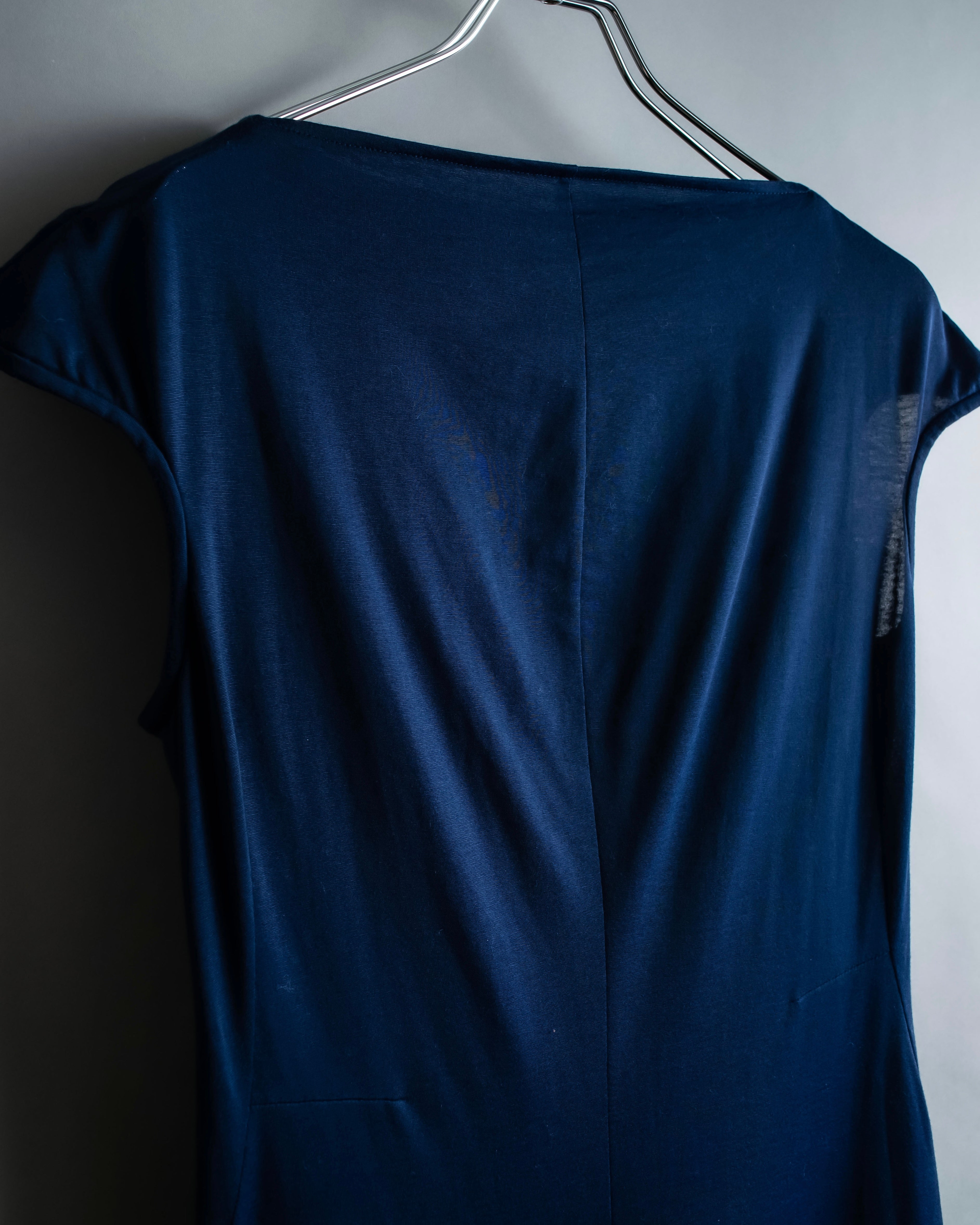 “Yohji Yamamoto” Beautiful color no sleeve dress