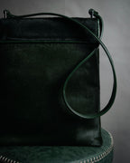 “GUCCI“ 90’s-00’s pony hair structured shoulder bag