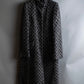 "ARMANI COLLEZIONI" Three-dimensional twill stand up collar long coat