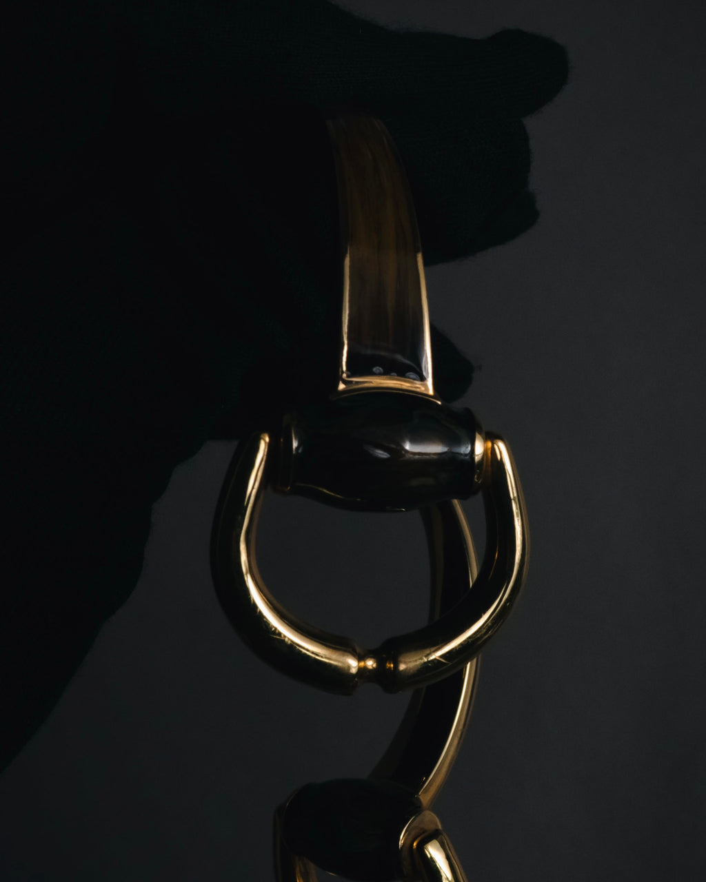 "GUCCI" 00’s Oversized horsebit link bracelet