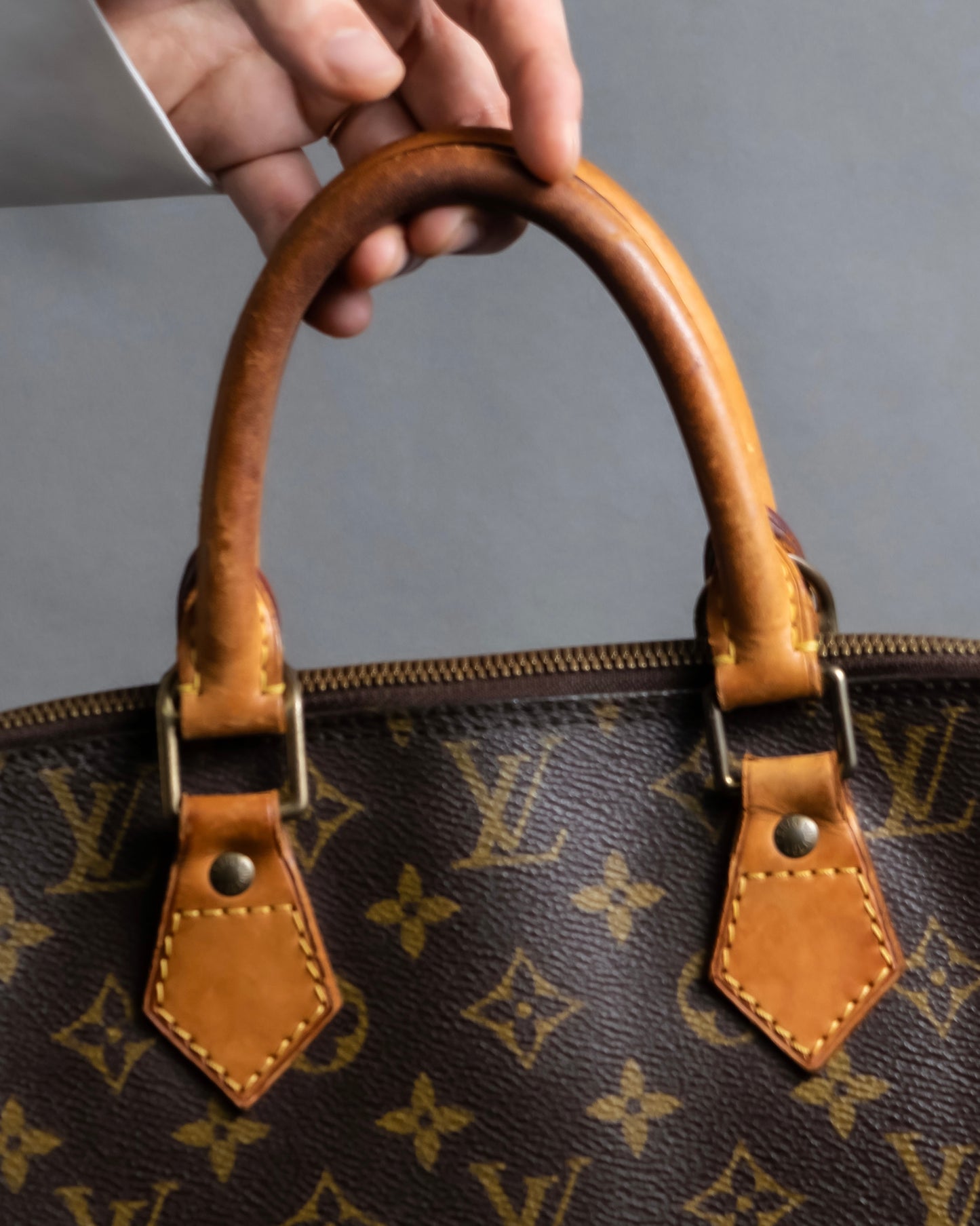 "LOUIS VUITTON" Alma series monogram pattern one handle bag