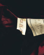 -SPECIAL- "Christian Dior" 80's-early 90's Burgundy velvet pleated skirt