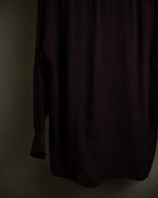 "JEAN PAUL GAULTIER" Draping form burgundy shirt