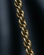 “Christian Dior” beautiful thick gold chain necklace