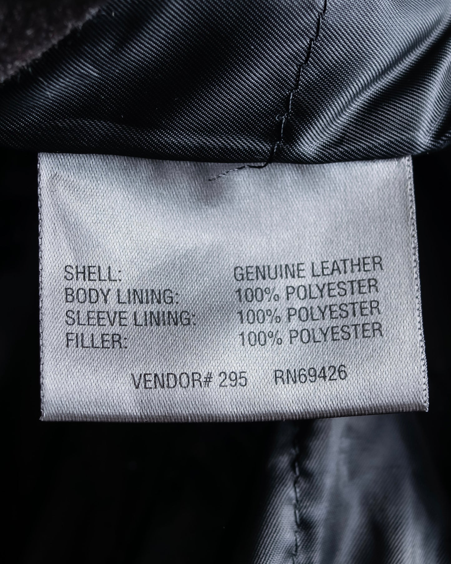 "M. JULIAN" High quality leather single riders blouson