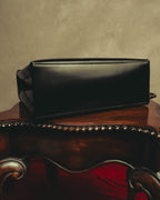 "LOEWE" 80's-90's Structured top-handle shoulder bag