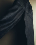 "Christian Dior" 20's Sheer striped silk cotton wide-leg trousers