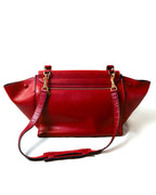 CÉLINE by Phoebe Philo
/ "Trapeze Medium" Hand Bag Red