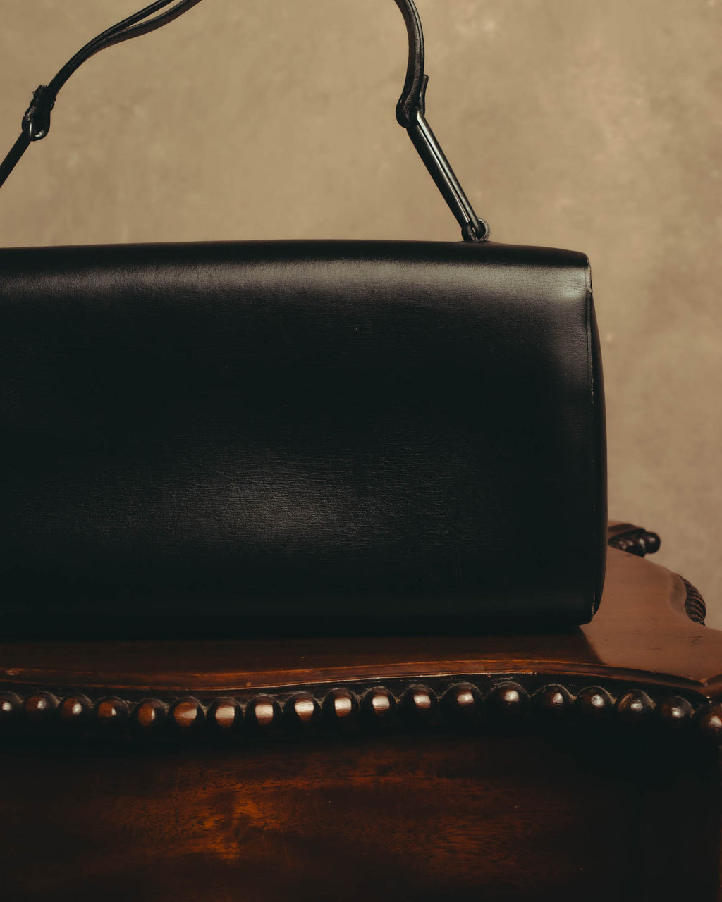 "LOEWE" Classic smooth leather top handle bag