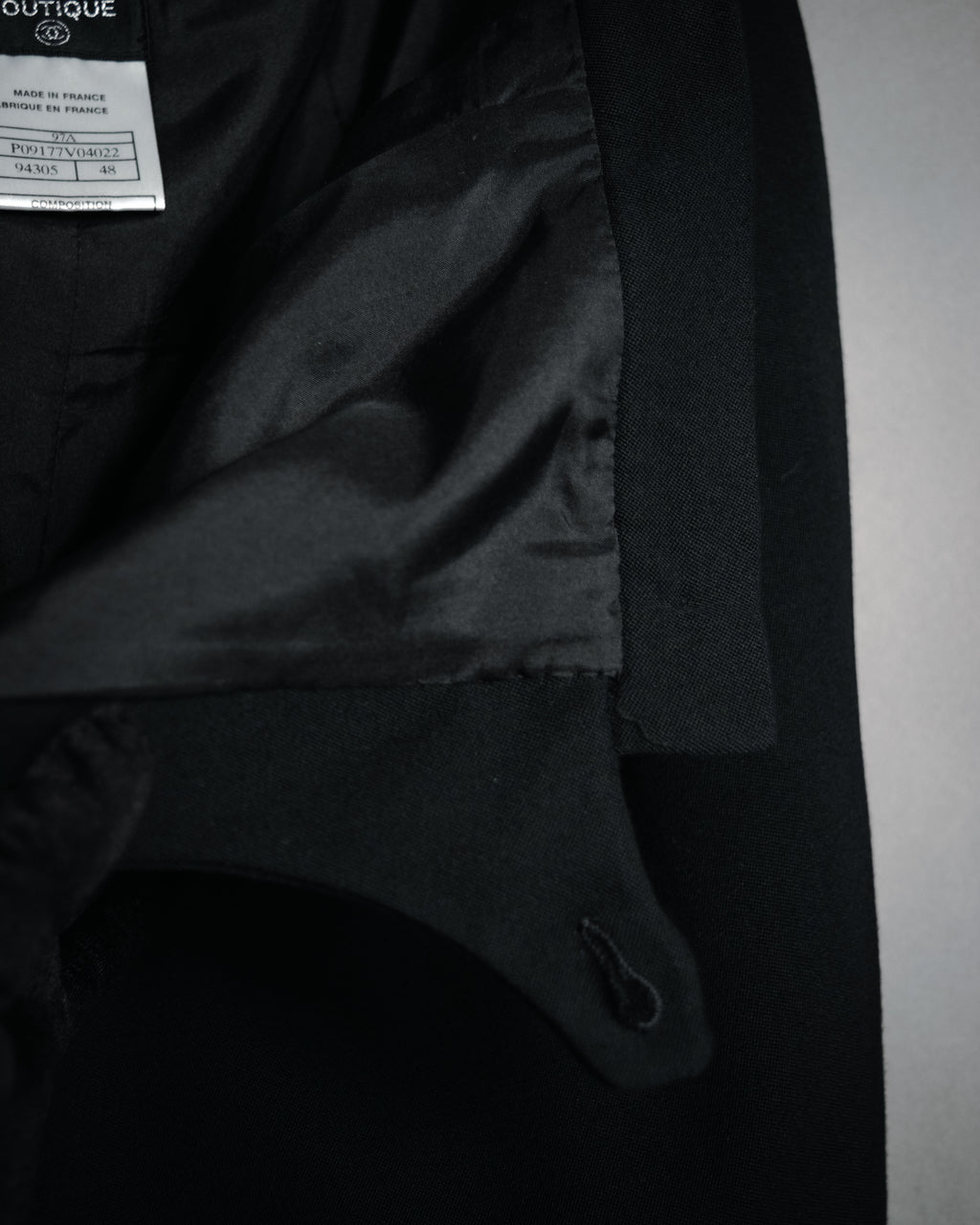 –SPECIAL– “CHANEL” 97AW Wide tuck trousers