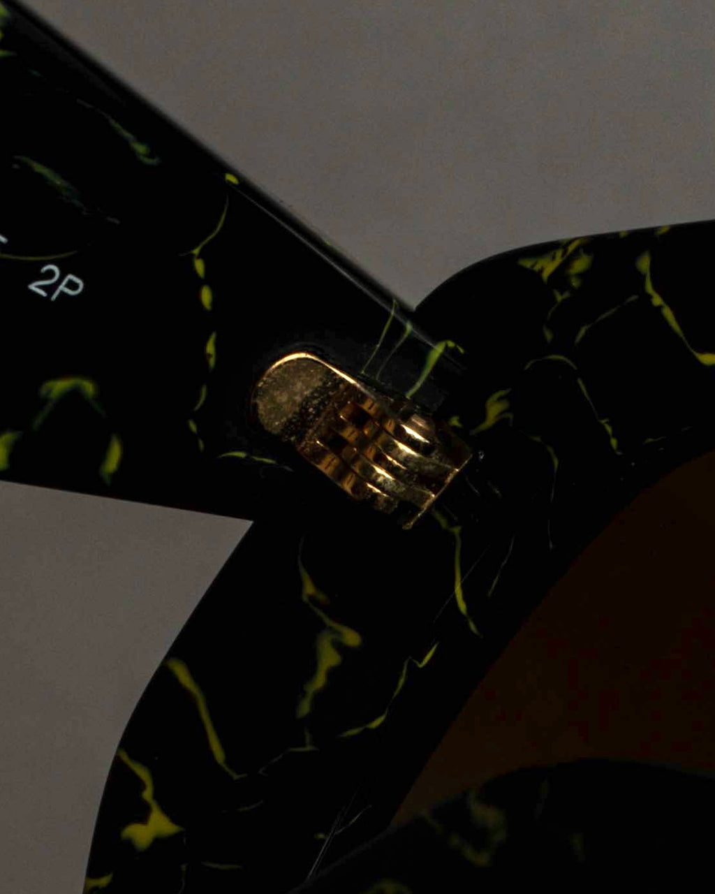 "PRADA" Yellow marble acetate sunglasses