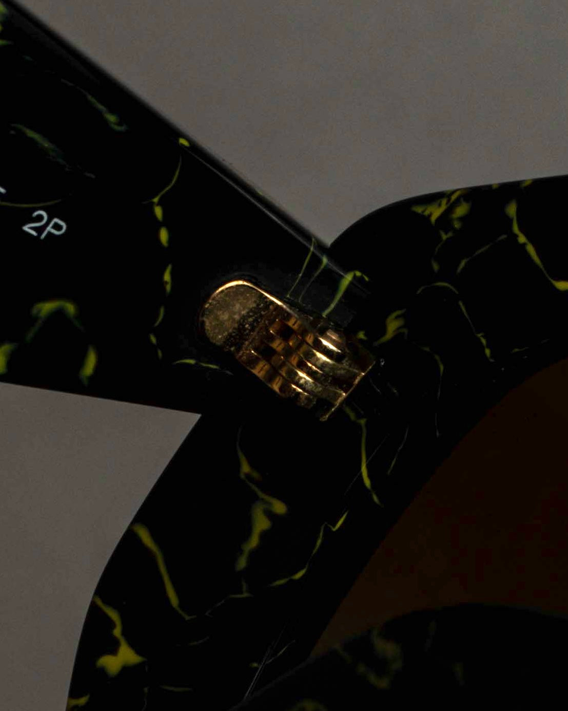 "PRADA" Yellow marble acetate sunglasses