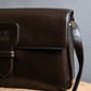 "LOEWE" Logo engraved belt design glass leather shoulder bag