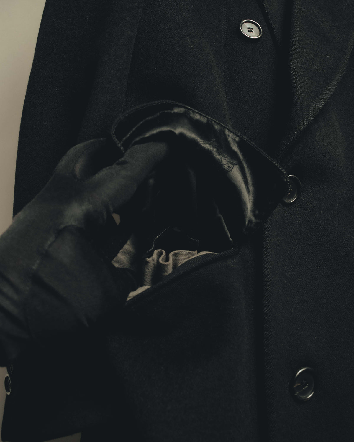 "Burberrys" 80's-90's Classic double-breasted wool overcoat