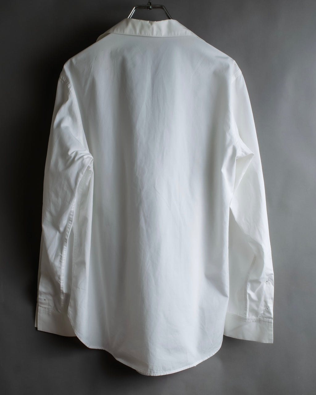 "YOHJI YAMAMOTO" 12SS Folded front panel cotton shirt