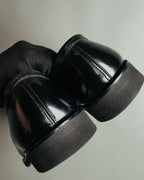 “Burberry London” 00’s-10’s Black leather penny loafers