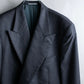 "GIORGIO ARMANI" Oversized peak lapel double breasted tailored jacket