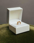 -SPECIAL- “Dior” 00’s-10’s Ribbon CD logo charm ring