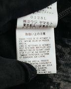 -SPECIAL- "Y’s" 2025's Discharge printed velvet long coat