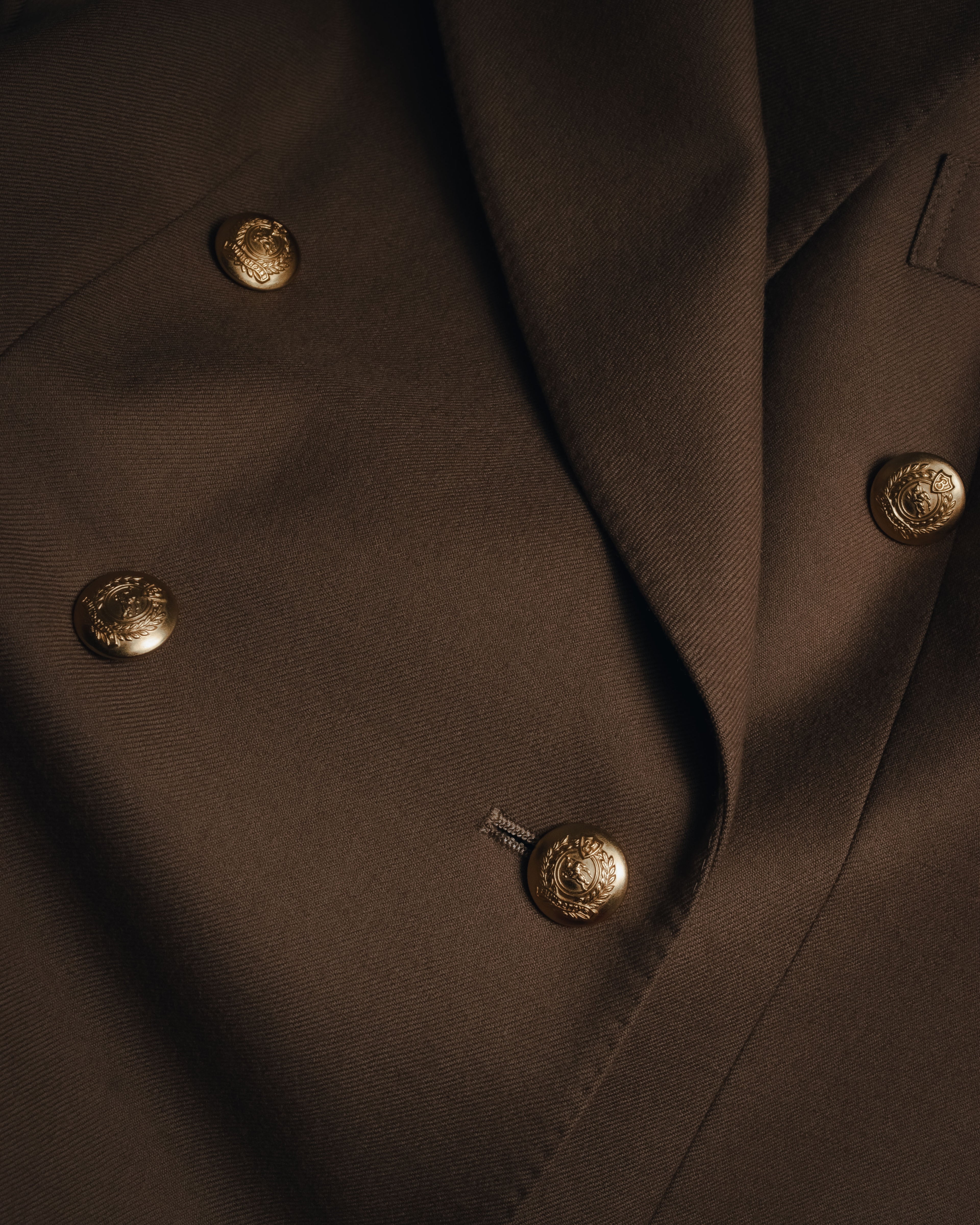 “Burberrys” 90’s crest button double breasted tailored jacket