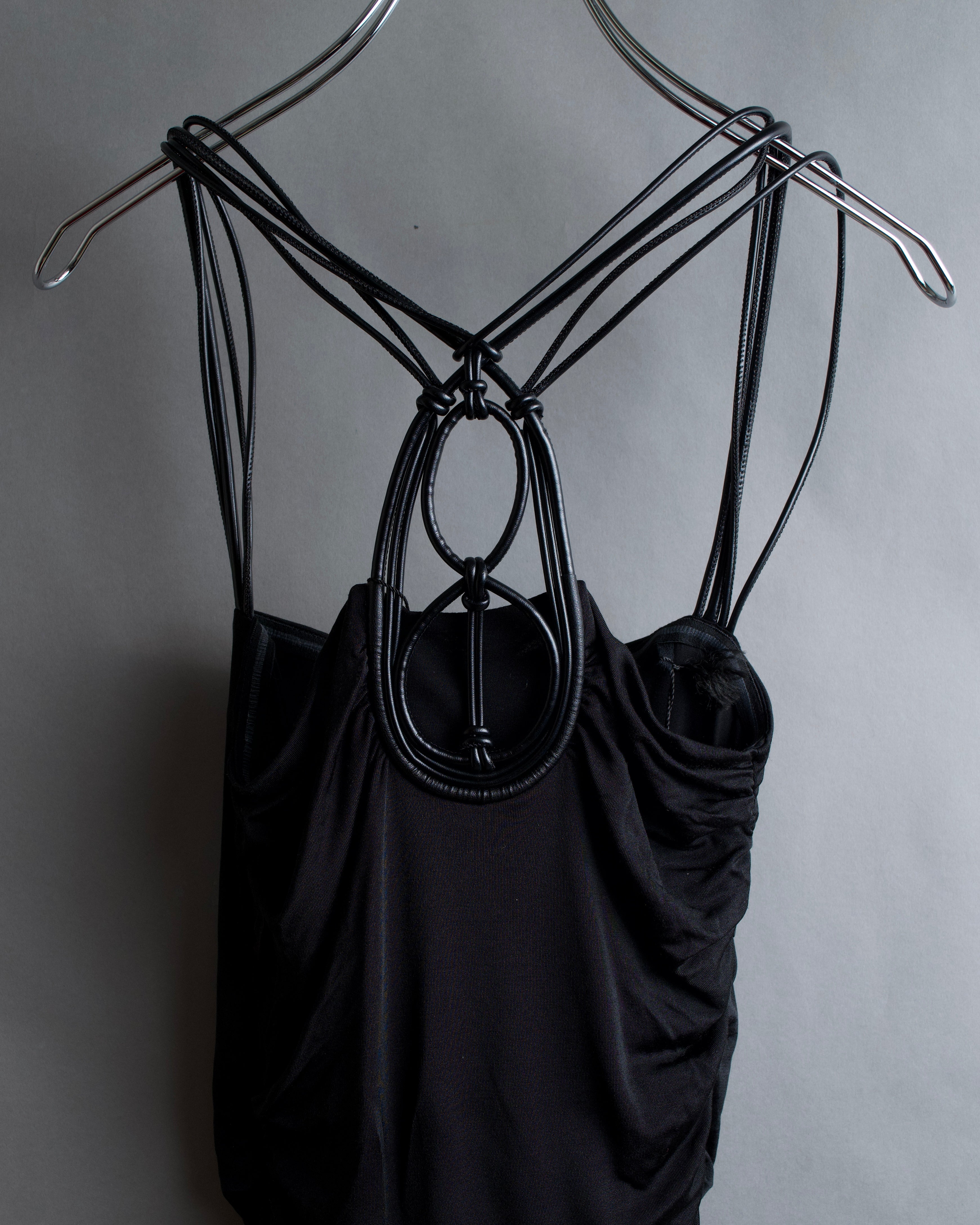 "ISABEL MARANT" Cord-layered strap design sleeveless dress