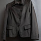 "Max Mara" Diagonal front button design stand collar jacket