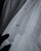 "CHANEL" 96's Spring collection tuck pleats shirt