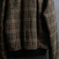 "ETRO" Multi-check pattern high neck ribbed knit blouson