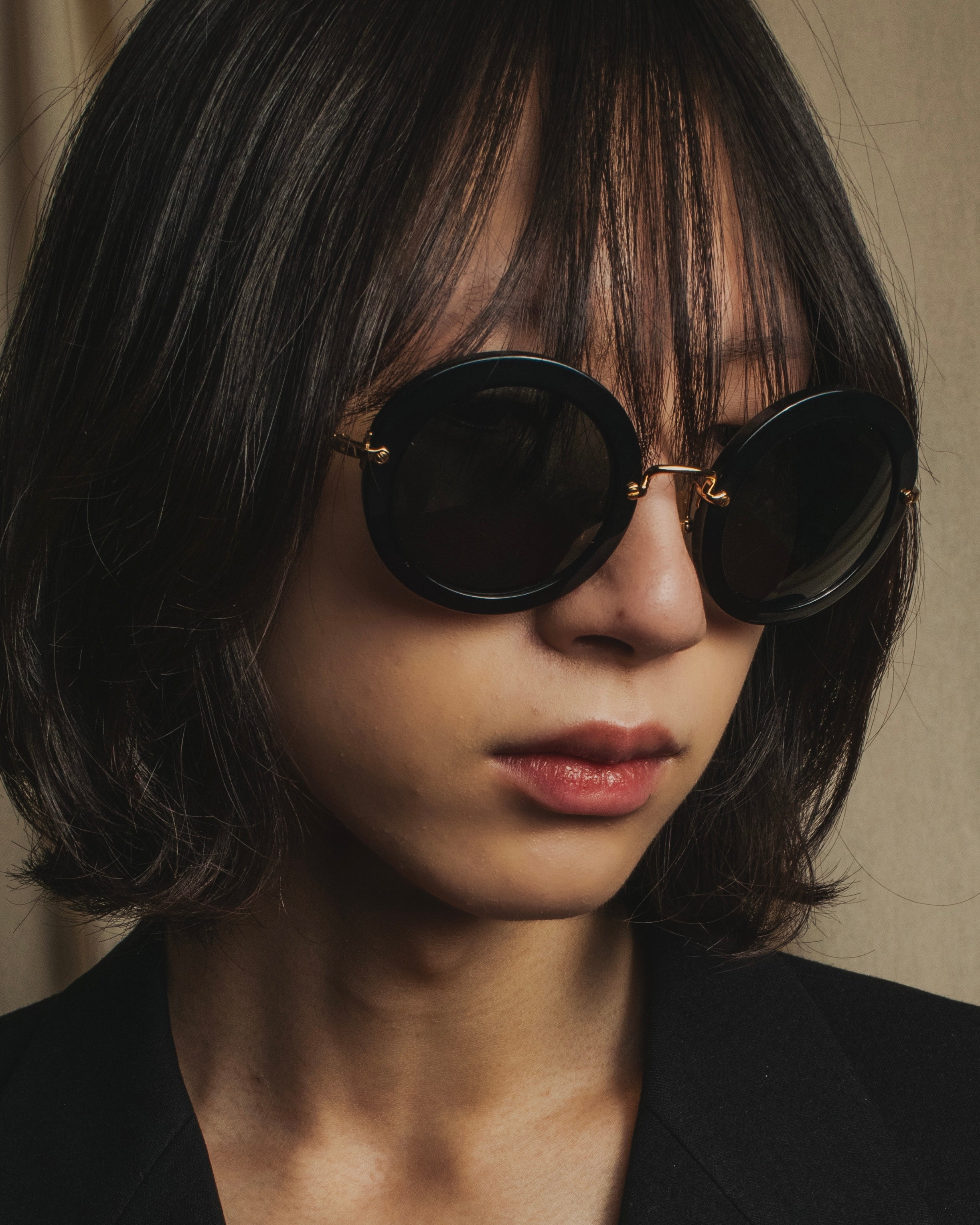 "MIU MIU" Round frame statement sunglasses