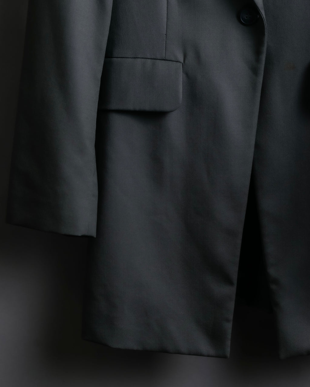 "MM6 MAISON MARGIELA" Wrap front oversized tailored jacket