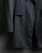 "MM6 MAISON MARGIELA" Wrap front oversized tailored jacket