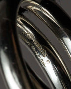"HERMES" Vertige polished silver 925 ring