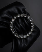 "GUCCI" Michele design ribbon crystal buckle pumps