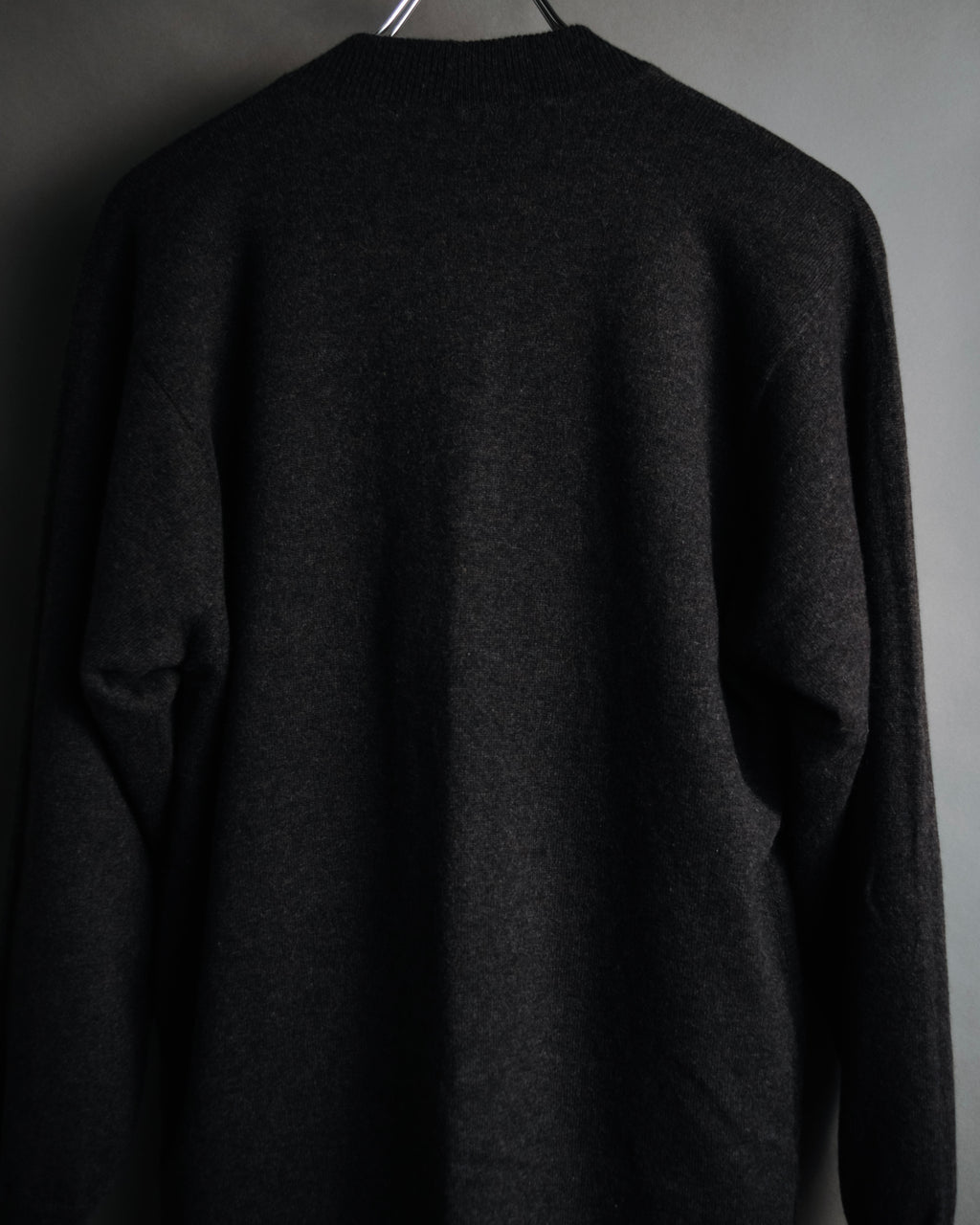 –SPECIAL– "HERMES" 90’s-00’s Double-faced reversible linen cotton cardigan