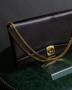"Christian Dior" CD turn lock design chain shoulder bag