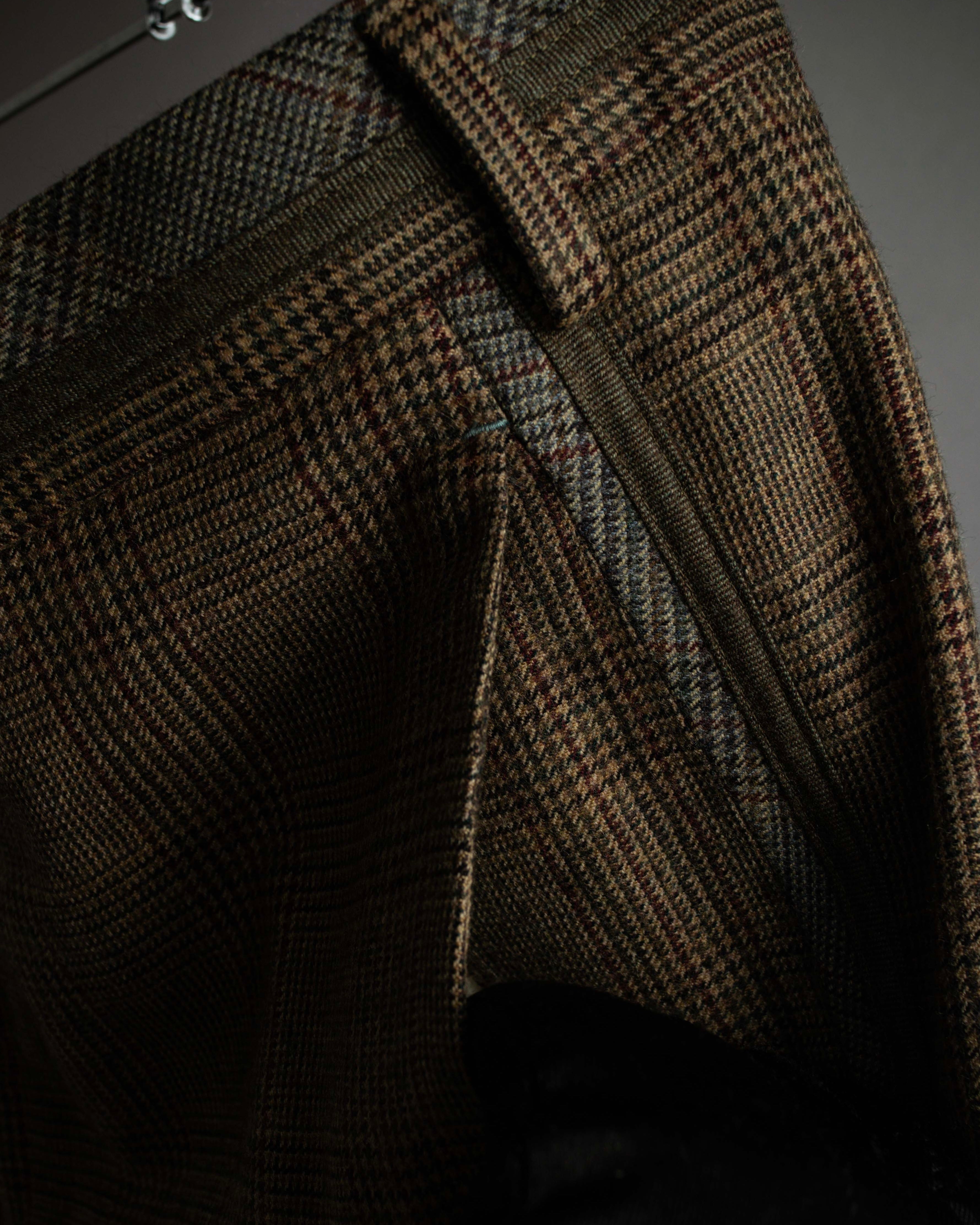 "PAUL SMITH" Flaming detail glen plaid set up