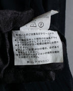 "COMME des GARCONS" 99SS sheer drape docking detail tailored jacket