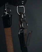 "tricot COMME des GARÇONS" Structured kiss-lock leather shoulder bag