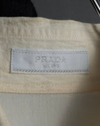 "PRADA" 22SS Sea fable motif print oversized shirt