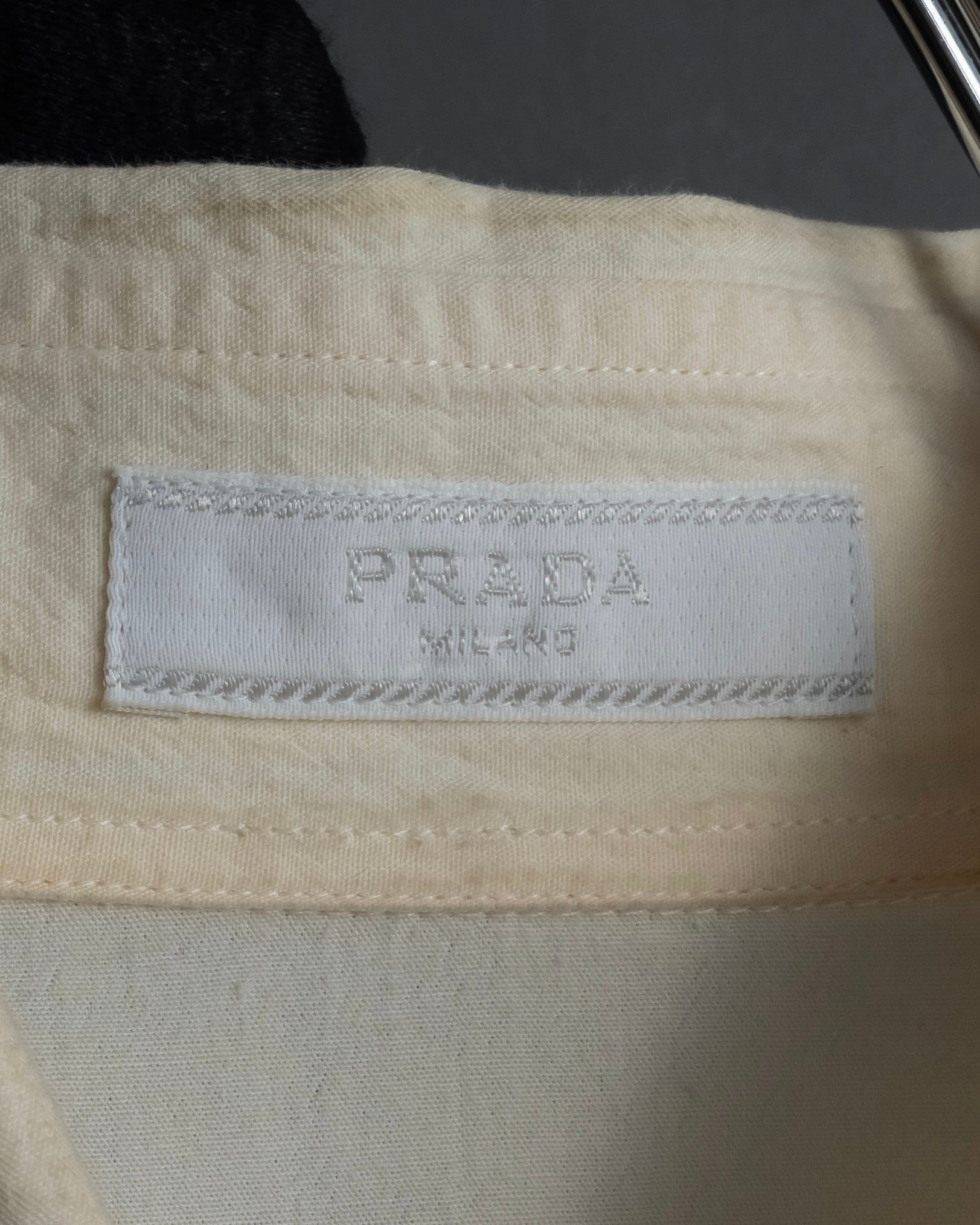 "PRADA" 22SS Sea fable motif print oversized shirt