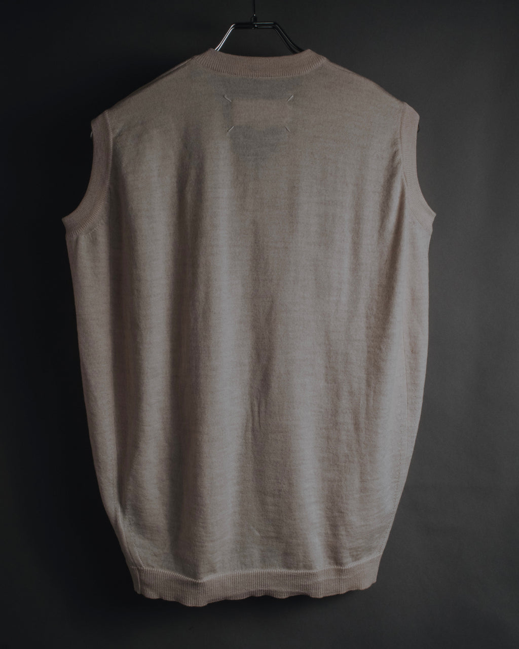 "Maison Margiela" 2014 AW Minimal v-neck knit vest