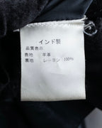 "RED VALENTINO" Gather design lamb leather jacket