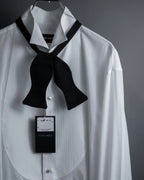 "GIORGIO ARMANI" Belt included bow tie dress shirt