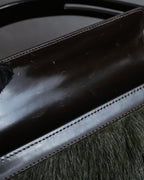 "CELINE" 2000's Made of pony leather one-handle bag