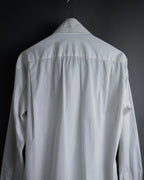 "COMME des GARCONS SHIRT" 01AW French cotton bowtie shirt